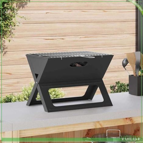 Grill portable d'extérieur - FAFEISY - 42004185 - Noir - Acier robuste - 46 x 31 x 31 cm (1/5)