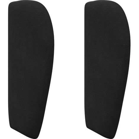Maison Exclusive - Kopfteil Ohr Schwarz 40 x 23 x 6 cm Samt