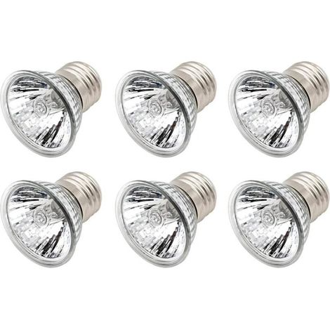 25W heat lamp for turtles, UVA/UVB heat lamp for reptiles, lizards, turtles and aquariums (6-pack) (1/5)