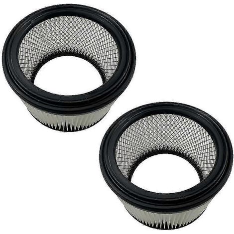 Lot de 2 cartouches filtrantes HEPA de rechange compatibles avec l'aspirateur Bosch GAS15/15PS (accessoire de filtration des poussières AH). WHBYV (1/4)