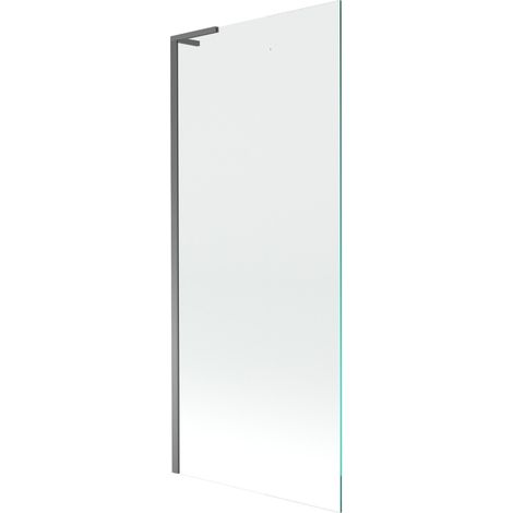 Mexen Next L paroi de baignoire 1 vantail 80 x 150 cm, transparent, métal canon - 895-080-000-03-00-95 (1/5)