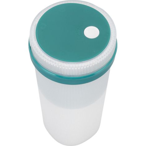 Extracteur de jus électrique rechargeable USB 300 ml avec gobelet de sécurité, lame à 6 lames, étanche et affichage lumineux bleu pour une utilisation domestique (écologique). (1/5)
