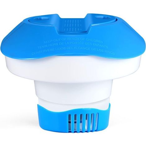 Ulisem Distributeur flottant, distributeur de produit flottant, distributeur de pastilles de chlore pour piscines, spas, jacuzzis et fontaines
