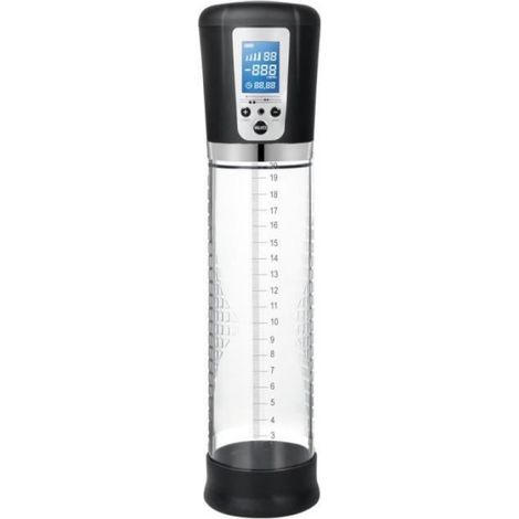 Pompe À Vide Électrique - 4 Niveaux D'aspiration - Cylindre En Silicone Et ABS - 20 Cm De Longueur - 20 Cm De Circonférence - Rechargeable - 1 Pièce (1/4)