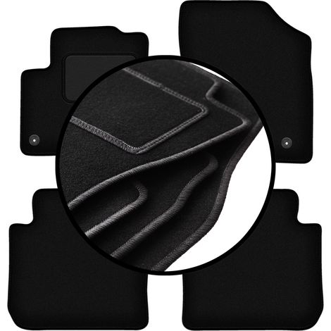 Set completo di tappetini in velluto per: Citroen C3 Picasso minivan (2008-2017)