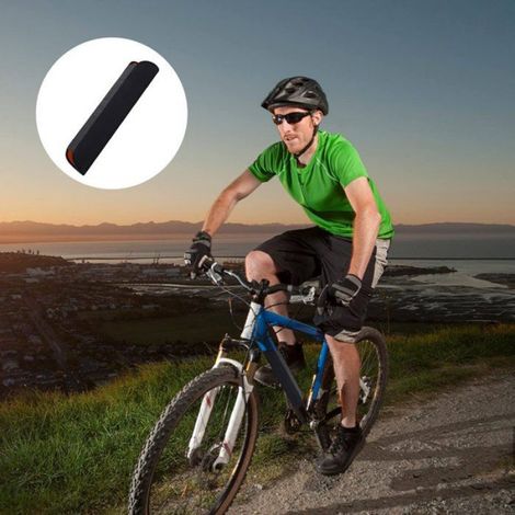 Housse de batterie pour vélo électrique, forme cadre, couleur noire, extérieur anti-froid, anti-poussière et étanche, lot de 2 pièces (1/5)