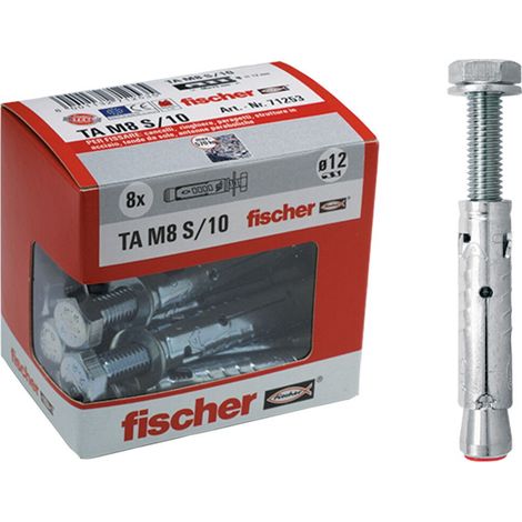 Tassello in acciaio + vite Fischer ta m s y Ø 6 mm 8 pz (1/5)