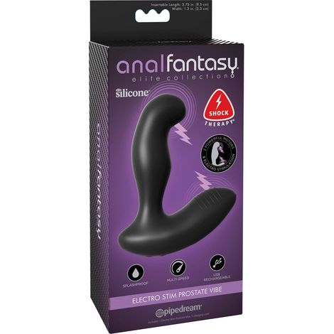 Fantasme anal - Vibrateur électroprostatique noir (1/3)