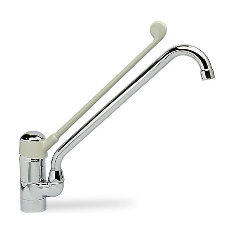 MISCELATORE LAVELLO CON LEVA CLINICA- Cromo- RIVER- pezzi 1
