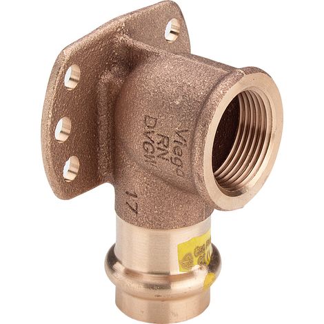 Viega Profipress G plaque murale 346683 15 mm x Rp 2000 /2, bronze, SC-Contur
