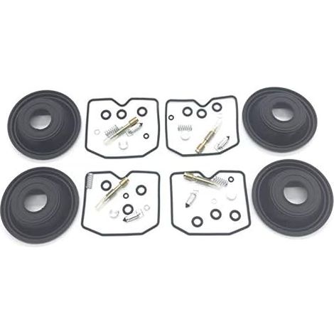 Kit de réparation de carburateur 4 pièces avec diaphragme compatible avec Bandit Gsf 600 S 96-03
