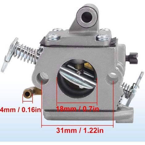 Carburateur pour Stihl MS170 MS180 017 018 ms170 ms 180 tronçonneuse remplace C1Q-S57 C1Q-S57A C1Q-S57B 11301200603 avec filtre à air, bougie d'allumage, filtre à carburant, filtre à huile (1/3)