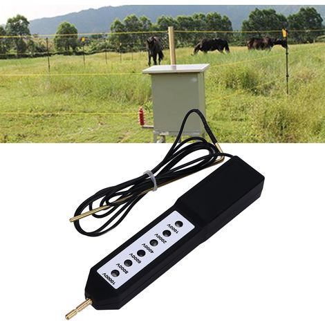 [Elektrozaun-Tester] [Multifunktions-Voltmeter] [10000V-Tester] [Wasserdichtes, tragbares Voltmeter] (1/5)