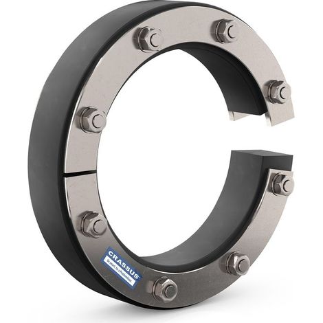 Raccord CR Pressdg. type SD30-T, DN 80, diamètre extérieur 0-55 mm jusqu'à 2,5 bar, joint : 30 mm, EPDM / V4A