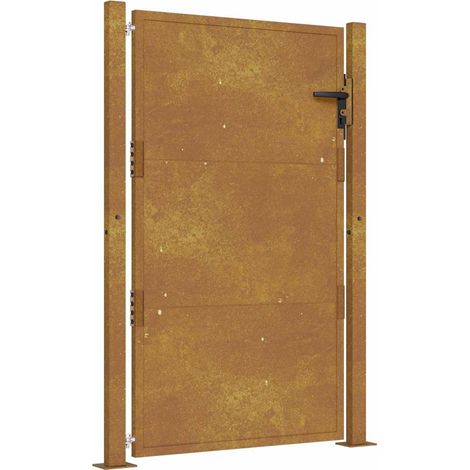 Maison Exclusive - Gartentor 100x125 cm Cortenstahl (1/5)