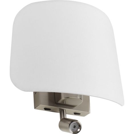 APLIQUE ELEA 1xE27+ LED 3W cromo mate (1/2)