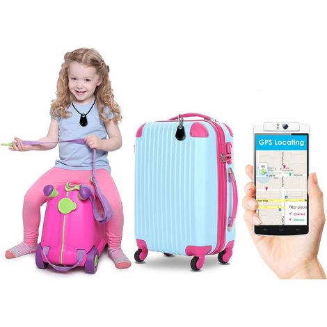 Localizzatore Bluetooth con allarme per bambini, valigie - Colore: Bianco