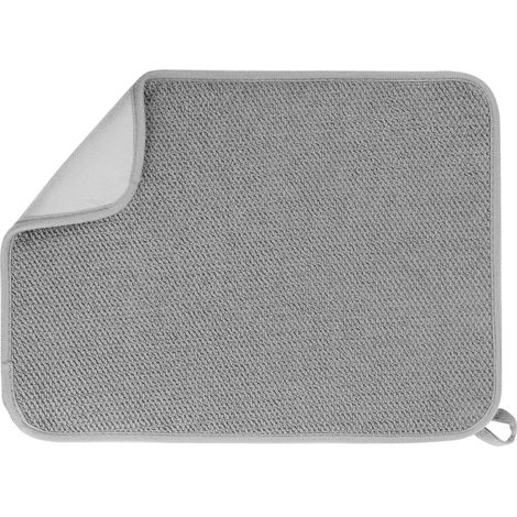 Tapis De Sechage Pour Vaisselle - Microfibre Absorbant - 30 X 40 Cm - Reversible Avec Dos Anti-Dérapant - Usage Cuisine Comptoir - 1 Unite (1/5)