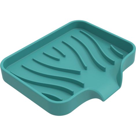 Tapis De Robinet - Tapis D'Évacuation Et De Drainage - Support Pour Savon En Gel De Silice - Pour Salle De Bains Et Cuisine - 1 Pièce (1/5)