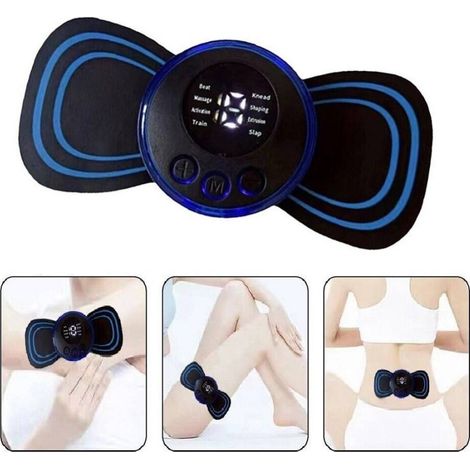 Mini Electroestimulador Portátil Masajeador De Cuello - (1/5)
