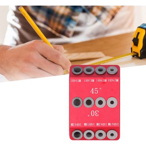 Outil de perçage à angles multiples 30°/45°/90° pour planches de bois verticales (1/5)