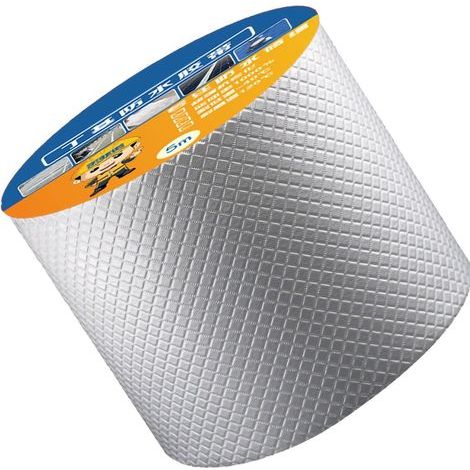 Waterproof Butyl Aluminum Foil Leak Strip, Multi-Purpose Sealant for Repair, 5cm x 5m / 1.97 x 196.85 inches (1/5)