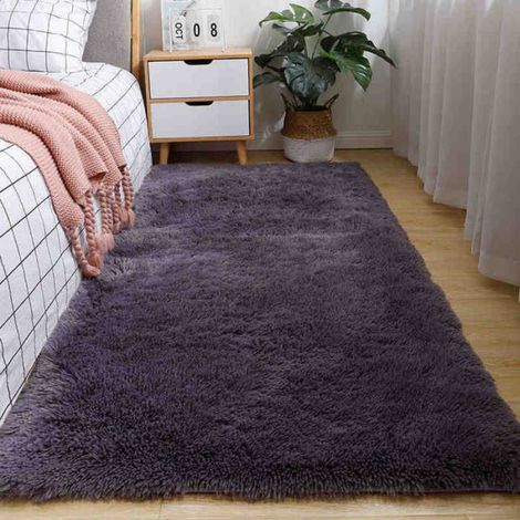Tapis Enfant - - Violet - 60x120 cm - Antidérapant - Moelleux (1/2)