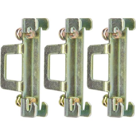 10 clips de fixation pour rail DIN 35 mm (modèle métallique 11) (1/5)