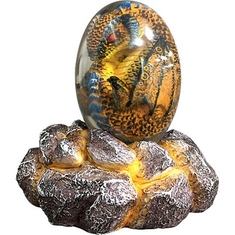 Œuf de dinosaure en résine lumineux - Décoration intérieure et cadeau original (1/5)