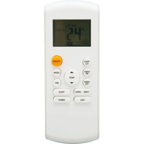 Remplacement de rétro-éclairage LED de télécommande de climatiseur pour RG57B1 BGE RG57B2 RG57B RG57 RG57A RG57A6 (1/5)