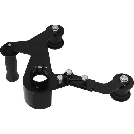 Adaptateur pour ponceuse à bande en acier inoxydable robuste et stable pour meuleuse d'angle, adaptateur pour bande abrasive pour tuyau de 14 mm/0,55 po (1/5)