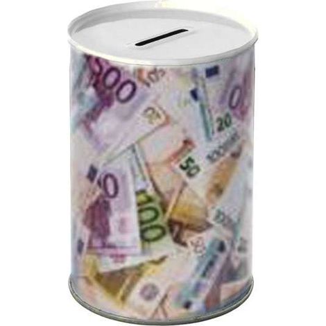 Salvadanaio Latta Euro Cm 10,0 H 15 Koopman