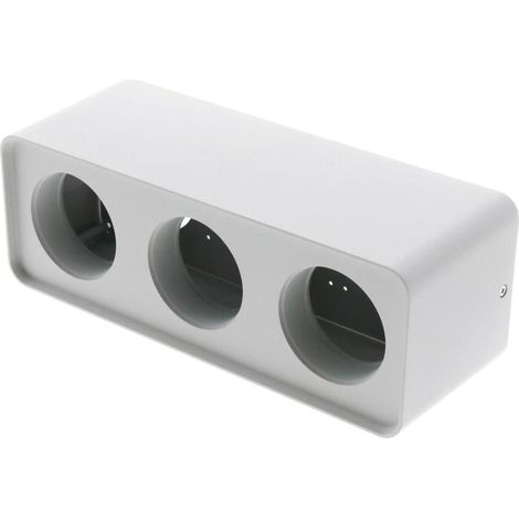 IluminaShop - Aro de Superficie Blanco Para 3 Modulos 10W Serie Cobfix (1/2)