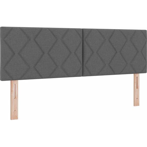 Maison Exclusive - Cabecero LED Gris 144 cm tela (1/5)