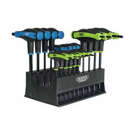 DRAPER HEX KEY SET 20PC T HANDLE TORX TRX ALLEN KEY ALLAN EXPERT WRENCH 70388 (1/5)