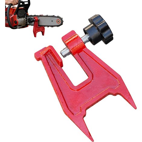 Étau De Sciage Pour Souche,Accessoire Affûteur Tronçonneuse - Outil D'Étau D'Affûtage Bûcheronnage, Foresterie, Élagage, Abattage, Industrie Extérieure, , Jardin Et (1/5)