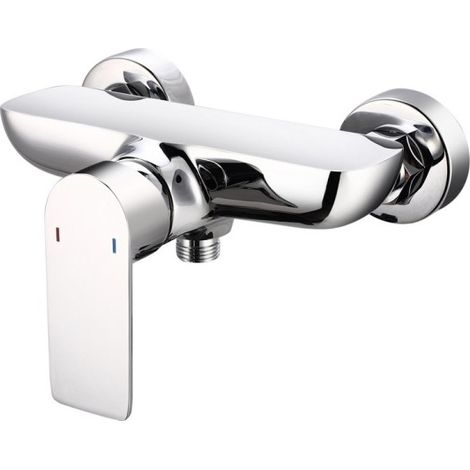 Mitigeur pour douche DILO chromé poignée verticale entraxe 150 mm - THEWA DIL20