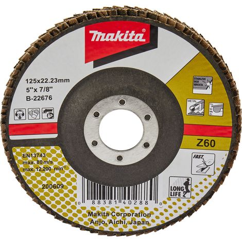 PLATEAU LAMEL x125 Z60 MAKITA B-22676