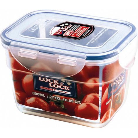 LOCK & LOCK Vorratsdose rechteckig, 800 ml 145 x 110 x 94 mm, nestbar