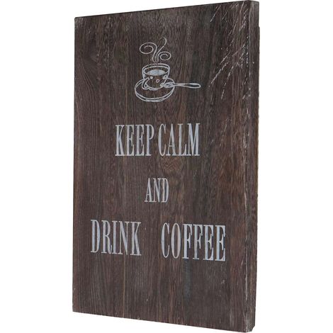 [NEUWERTIG] Wandschild Keep Calm, Dekoschild Holzschild, Shabby-Look Vintage 40x30cm