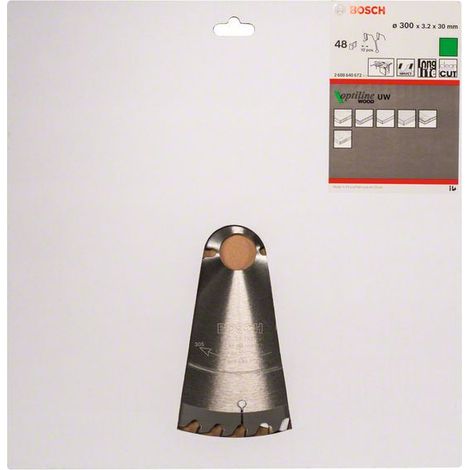 Bosch PRO Wood Kreissägeblatt, 300 x 3,2 x 30 mm, T48