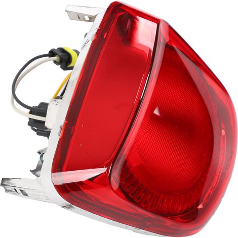 Feu arrière moto DC12V, stop et veilleuse remplacement pour VESPA SPRINT PRIMAVERA 150 2017-2021, coque rouge, optique LED compatible (1/5)