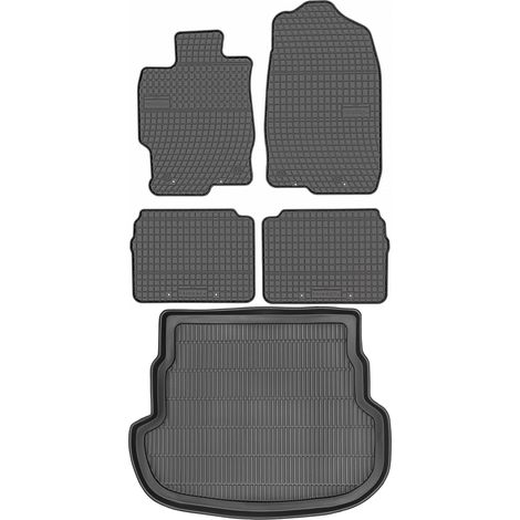 Juego de alfombrillas de goma para Mazda 6 II GH1 Kombi (2007-2012) + alfombrilla para el maletero. (1/5)