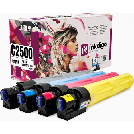 Inkdigo Toner 842030-842033 kompatibel mit Ricoh Aficio MPC2000 MPC2500 TÜV-zertifiziert (1/5)