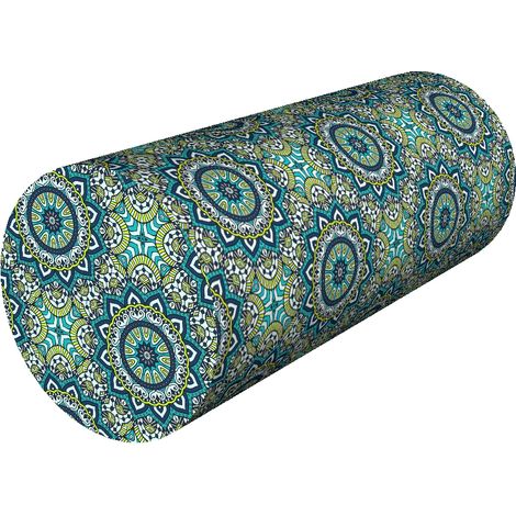 Cuscino riabilitativo a rullo Anais Ø15x40 cm - velluto, memory foam, per supporto di collo e schiena, Bertoni (1/5)