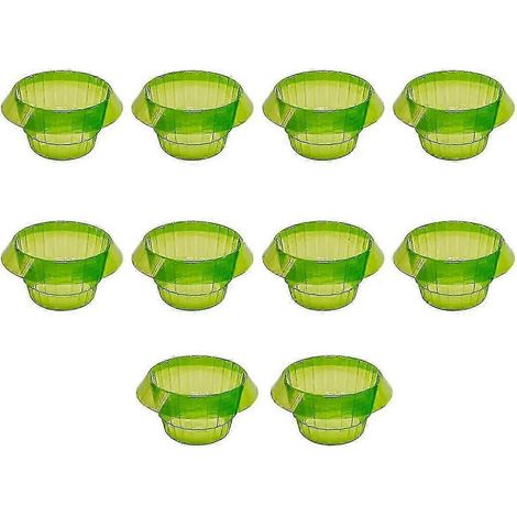 Lot de 10 protections anti-escargots pour légumes et plantes, idéales pour le jardin. (1/4)