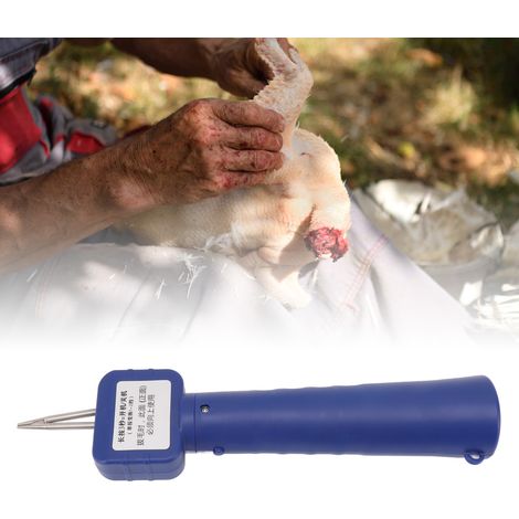 Éplucheur électrique portable pour plumes de poulet, de canard et d'oie, machine à plumer manuelle pour usage domestique, appareil d'abattage pour poulets, canards et oies, outil d'épluchage entièreme (1/5)