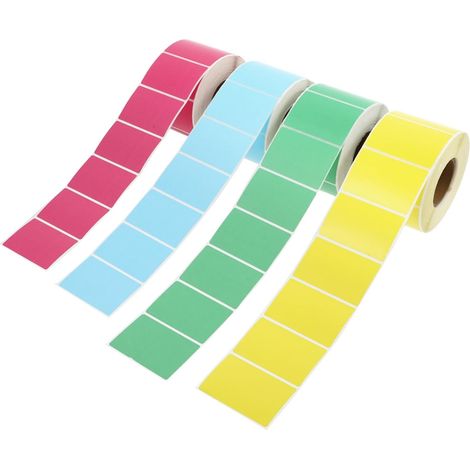 Thermiques Autocollantes Couleur 60 x 40 Mm Lot 4 Rouleaux R (1/5)