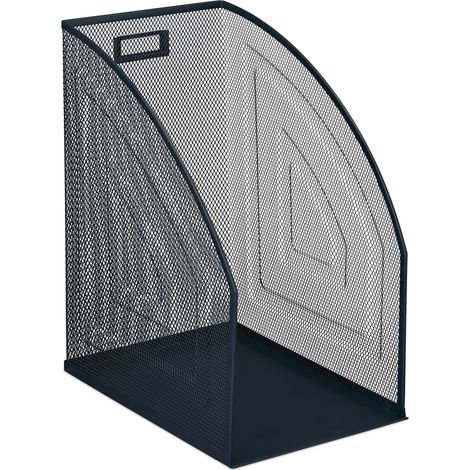 Portariviste in acciaio moderno per ufficio 32 x 16 x 24,5 cm pratico e di design in antracite 130012720
