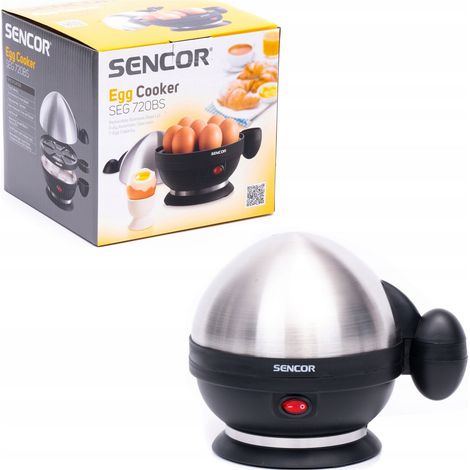 Cocedor de huevos Sencor SEG 720BS negro 320 380 W (1/3)